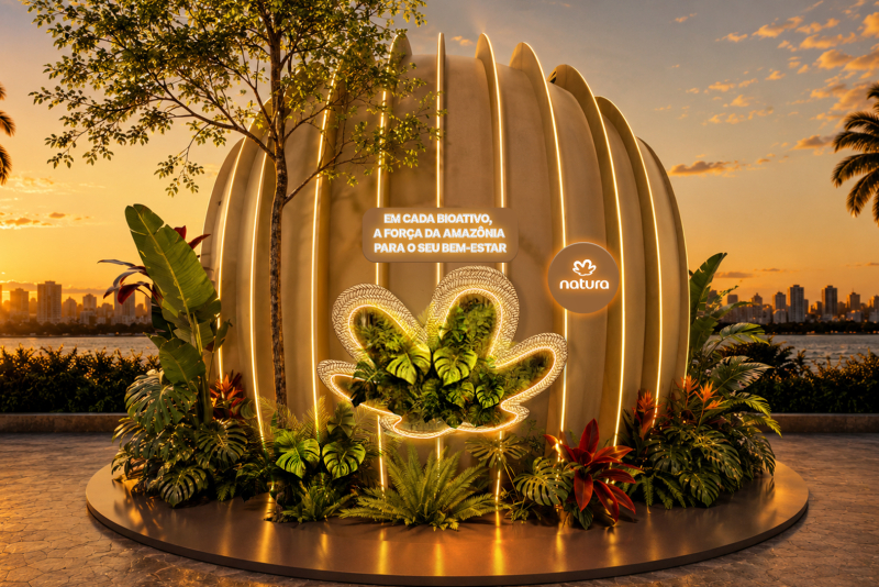 Natura Ekos promove experiências sensoriais e spa gratuito durante a turnê Equilibrivm de Anitta em Porto Alegre