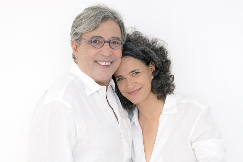 Simone Encontra Ivan Lins no show 'Eterno Recomeço' no palco do Auditório Araújo Viana 