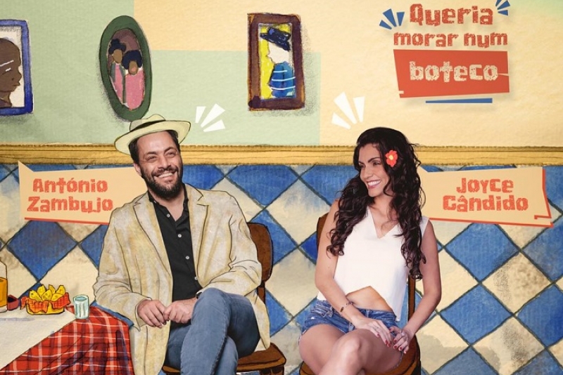 Joyce Cândido e António Zambujo lançam o dueto 'Queria Morar Num Boteco'