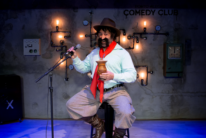 Stand Up Bagual do Gaudêncio em cartaz no POA Comedy Club