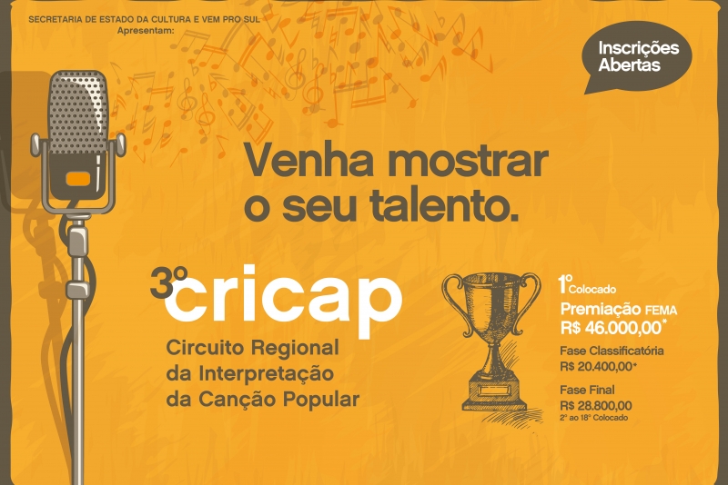 3º Circuito Regional da Interpretação da Canção Popular (CRICAP)