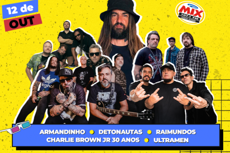 Mix Festival Porto Alegre recebe em outubro Armandinho, Detonautas, Raimundos e mais