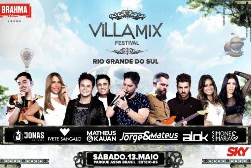 Villa Mix Festival Rio Grande do Sul acontece neste sábado em Esteio