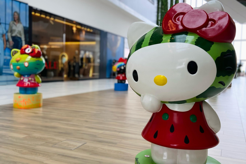 Exposição 'Hello Kitty Parade' com 38 escultura chega ao Pontal Shopping em Porto Alegre com entrada gratuita 