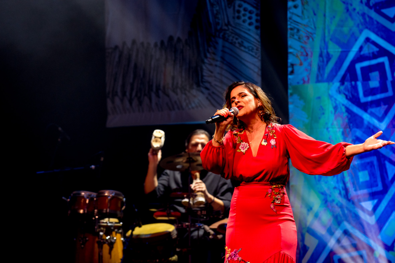 Shana Müller celebra 20 anos de carreira com o show 'Canto de América' no Grezz em Porto Alegre