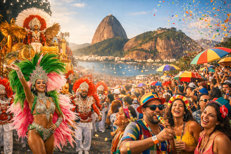 Carnaval pelo Brasil: blocos, escolas de samba e destinos que transformam a festa em experiência cultural