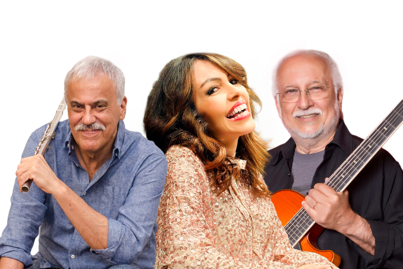 Bossa Sempre Nova em Porto Alegre: Roberto Menescal, Patty Ascher e Danilo Caymmi no Teatro do Bourbon Country em março