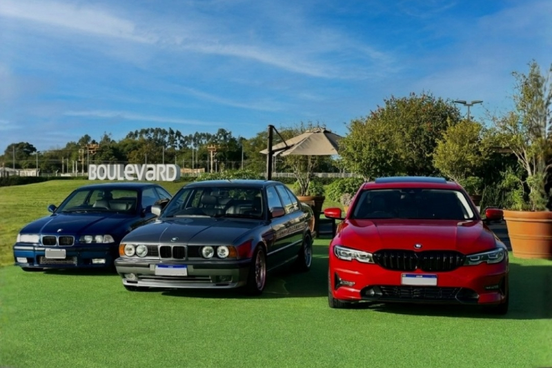 Encontro do BMW Clube RS reúne mais de 100 carros no Boulevard Laçador neste sábado (18), em Porto Alegre