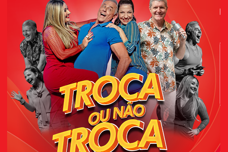 'Troca ou Não Troca' chega a Novo Hamburgo com comédia afiada sobre relacionamentos e desejos ocultos