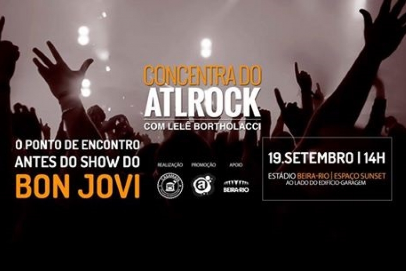 Espaço Sunset Beira-rio prepara aquece para o show do Bon jovi em porto Alegre 