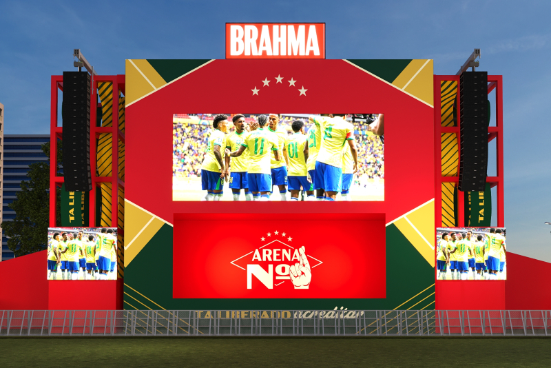 Arena Nº1 transforma Porto Alegre em palco da maior festa da torcida brasileira durante os jogos da Seleção
